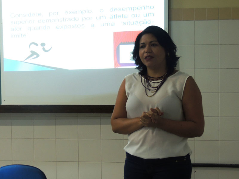 Professora Aracely, Palestra: Como lidar com o estresse no ambiente de trabalho